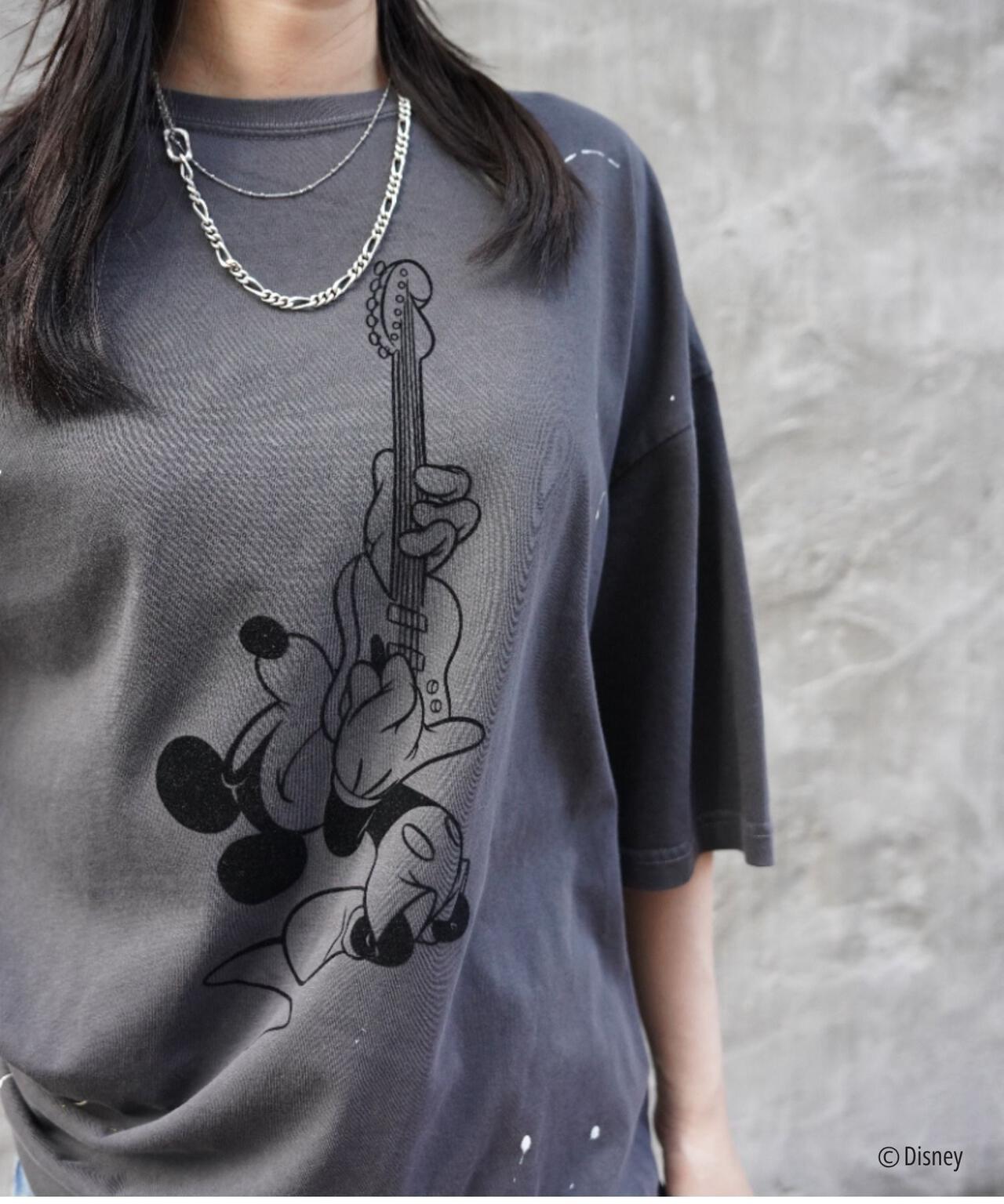 GOOD ROCK SPEED (グッドロックスピード) 聯名Mickey手繪印花T恤/UNISEX