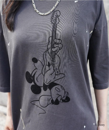 GOOD ROCK SPEED (グッドロックスピード) 聯名Mickey手繪印花T恤/UNISEX
