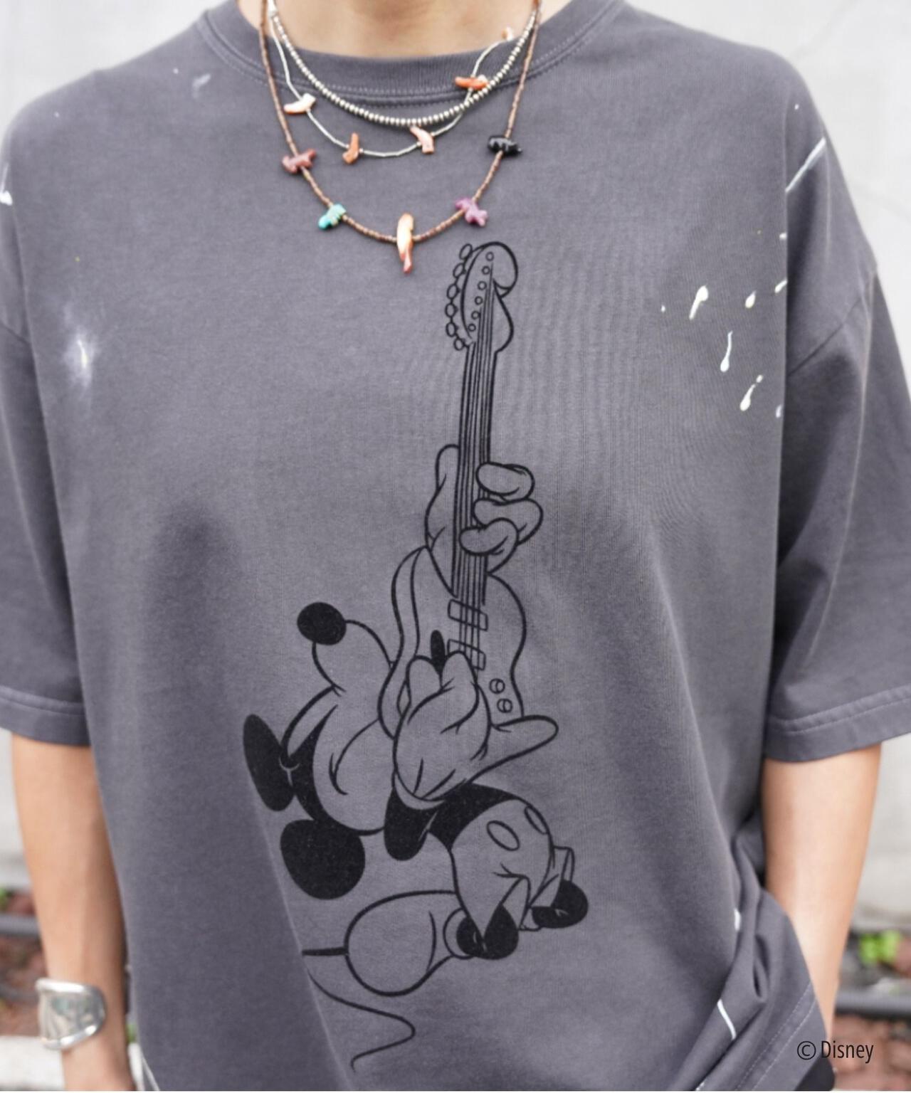GOOD ROCK SPEED (グッドロックスピード) 聯名Mickey手繪印花T恤/UNISEX