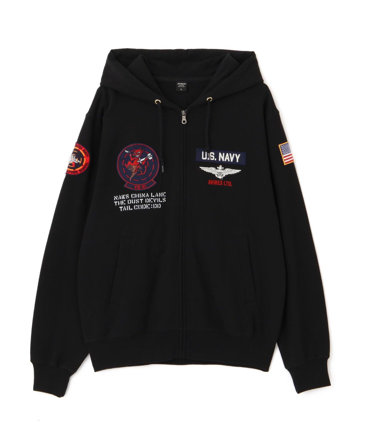 LONG SLEEVE ZIP PARKA DUST DEVILS