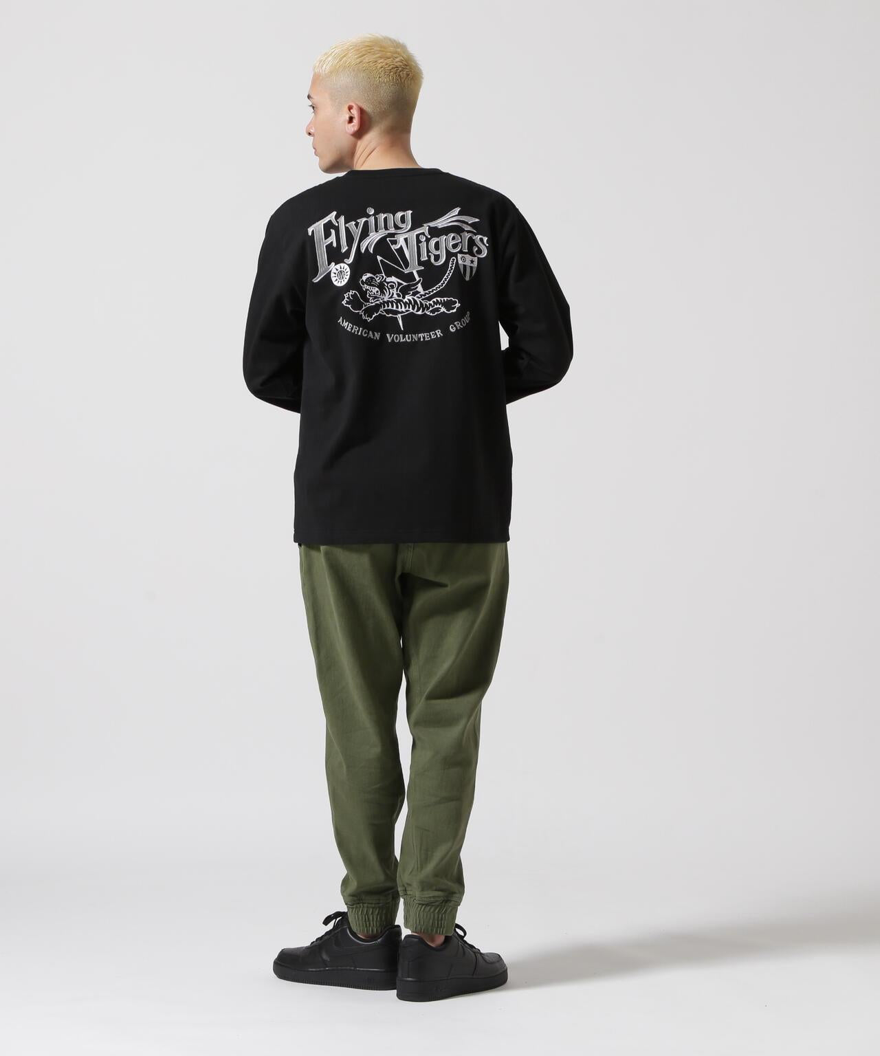 &DEPOT限定 MILITARY MOTIF LONGSLEEVE T-SHIRT