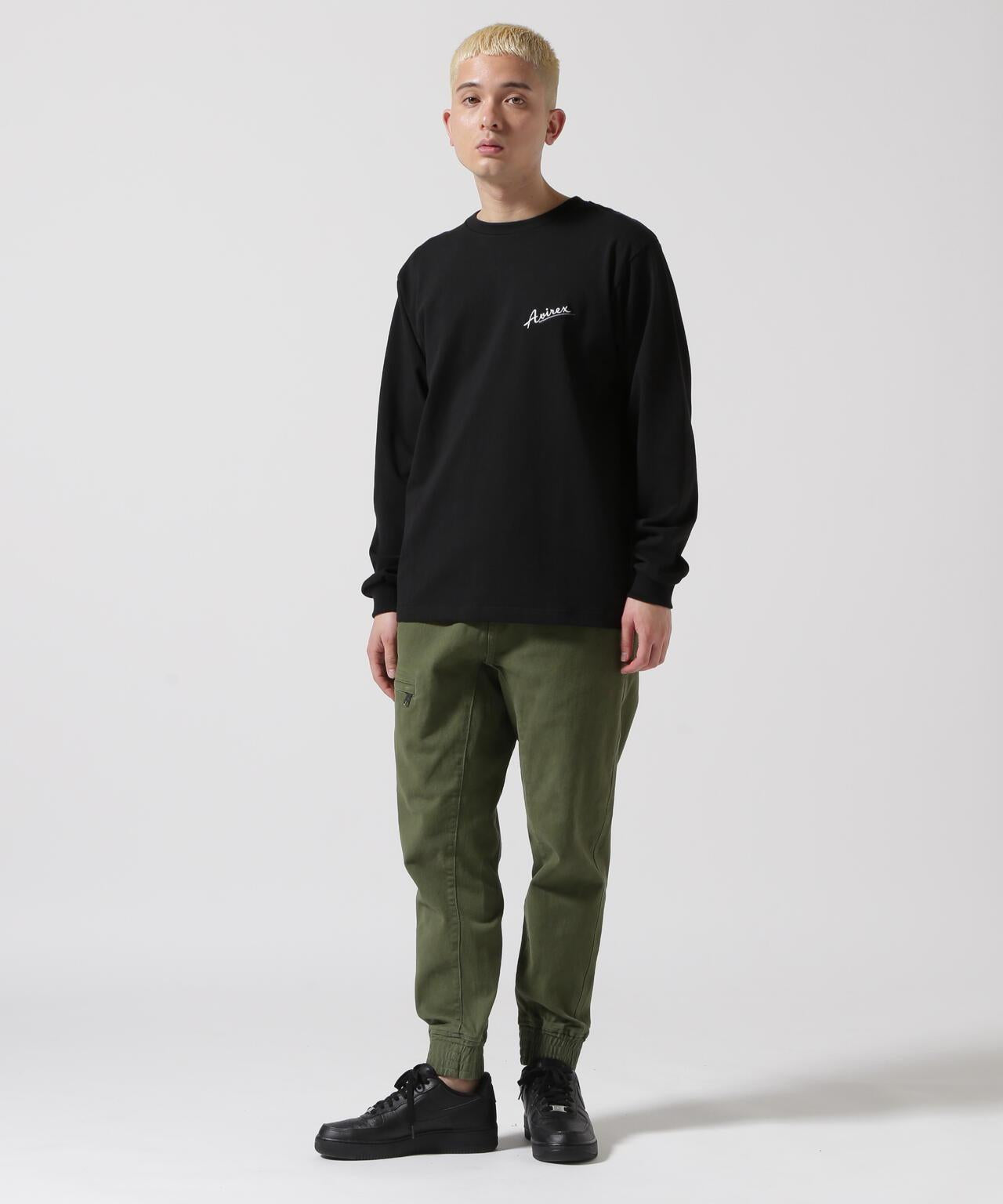 &DEPOT限定 MILITARY MOTIF LONGSLEEVE T-SHIRT