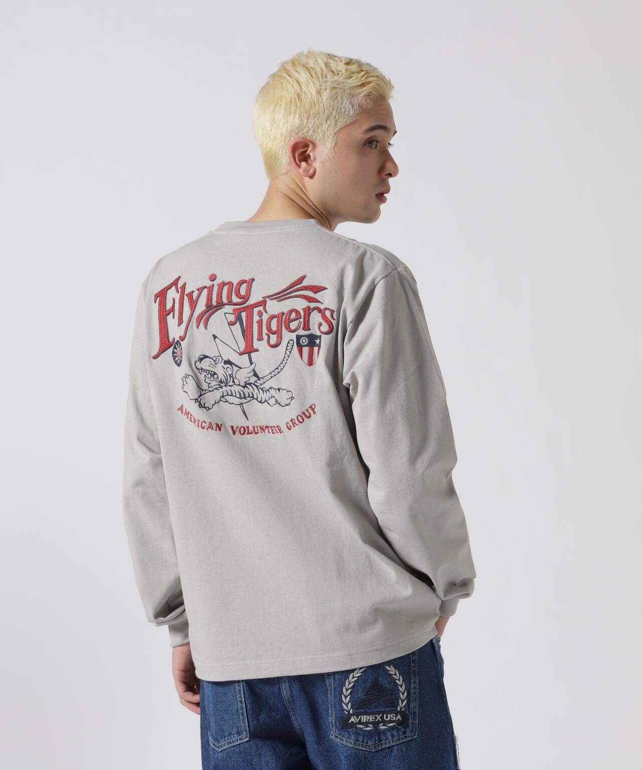 &DEPOT限定 MILITARY MOTIF LONGSLEEVE T-SHIRT