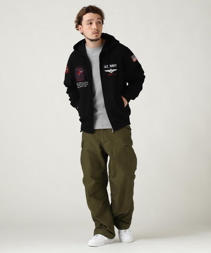 LONG SLEEVE ZIP PARKA DUST DEVILS