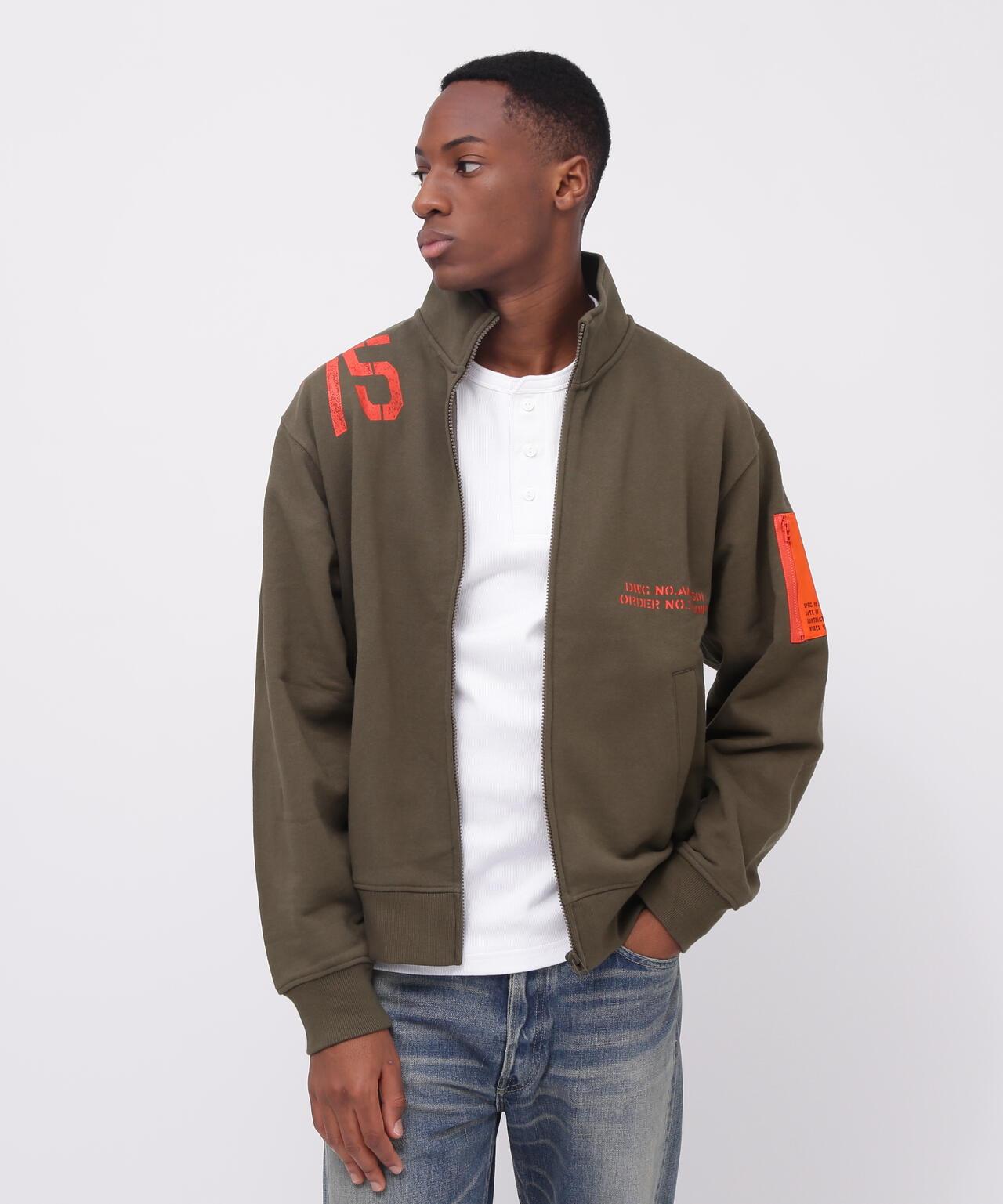 &DEPOT限定 REMODEL DESIGN STAND ZIP SWEAT