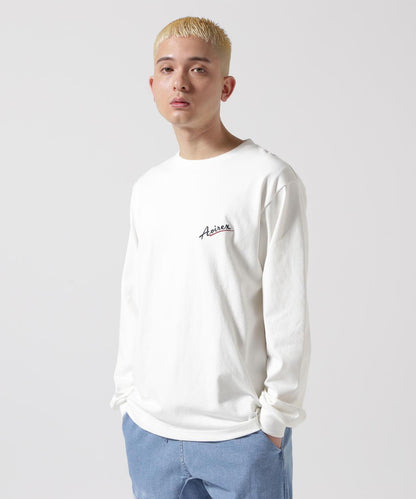 &DEPOT限定 MILITARY MOTIF LONGSLEEVE T-SHIRT