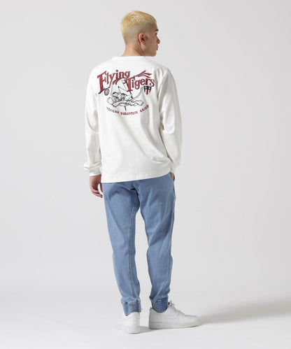 &DEPOT限定 MILITARY MOTIF LONGSLEEVE T-SHIRT