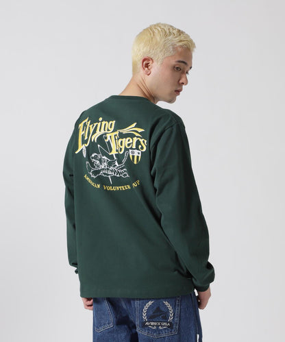 &DEPOT限定 MILITARY MOTIF LONGSLEEVE T-SHIRT