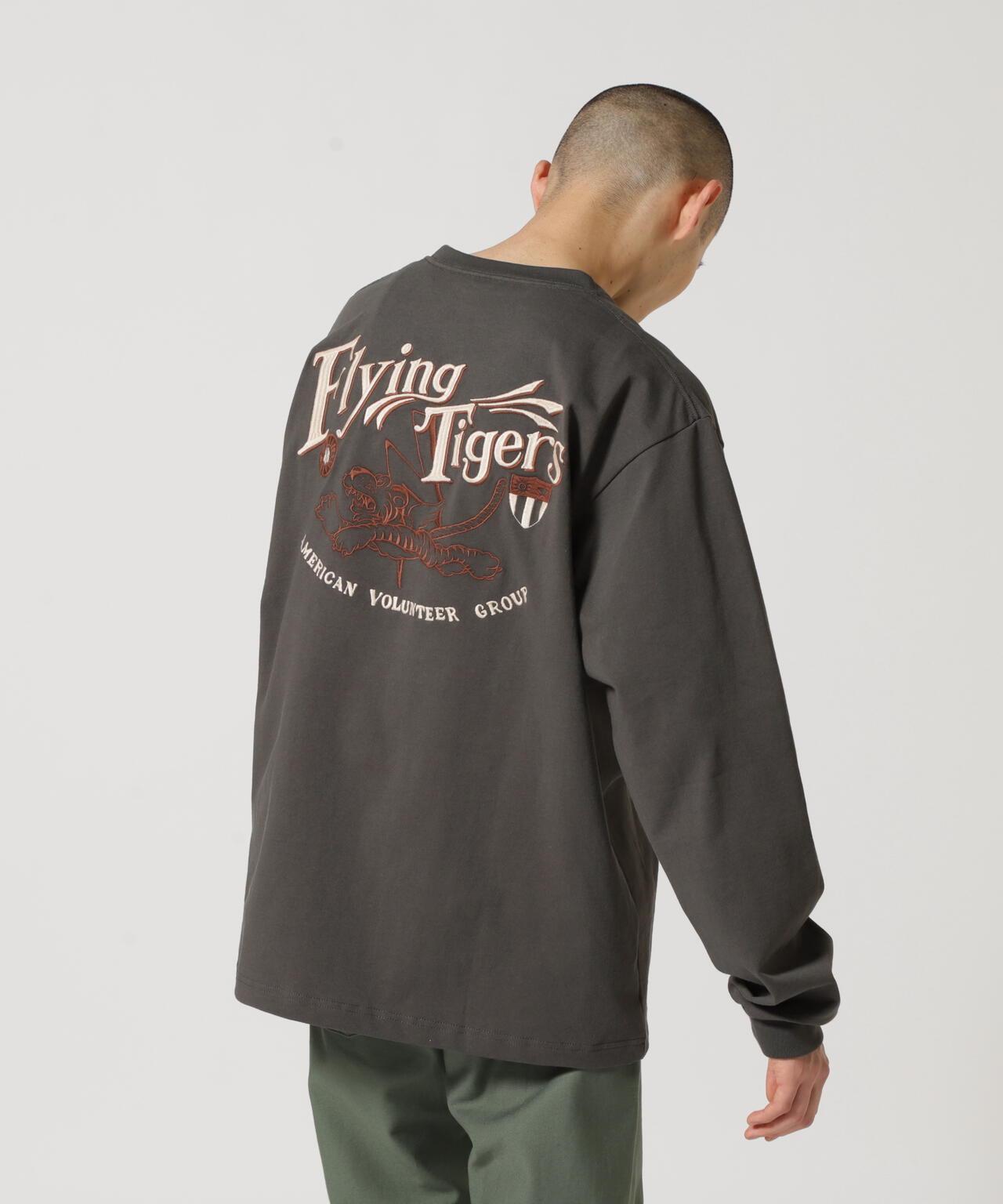&DEPOT限定 MILITARY MOTIF LONGSLEEVE T-SHIRT