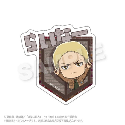 進擊の巨人（進擊的巨人） Points系列 萊納·布朗 姓名徽章