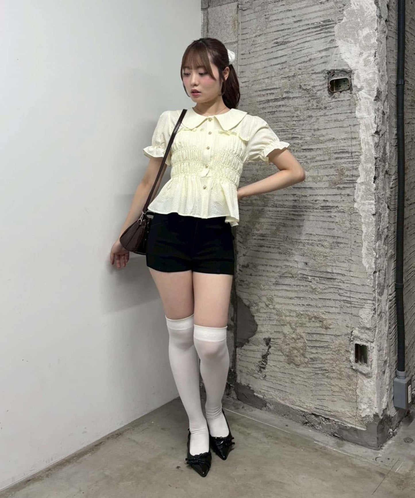 ANOTHER BRANCH 褶皺襯衫