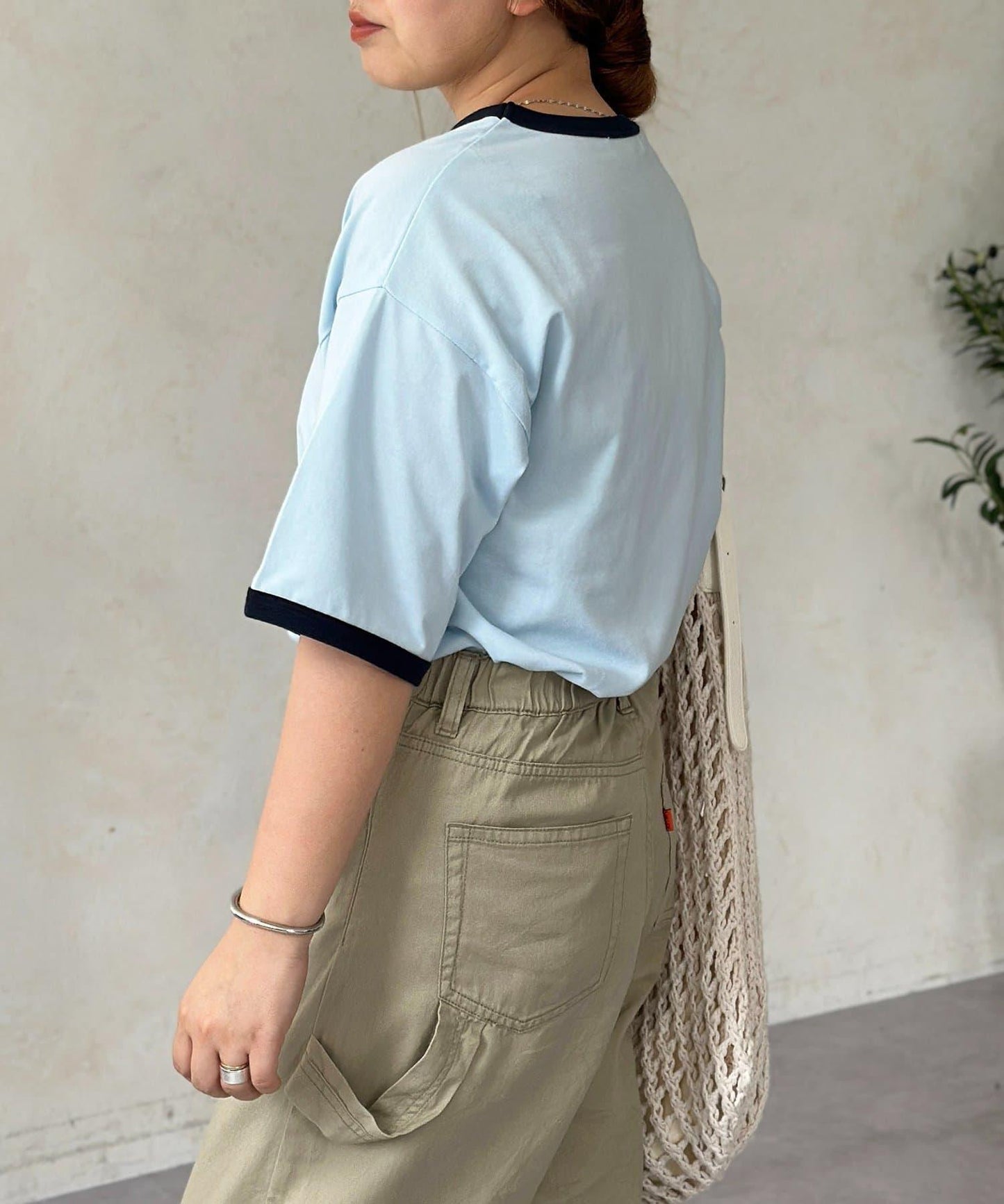 U.S. POLO ASSN. 撞色鑲邊T恤