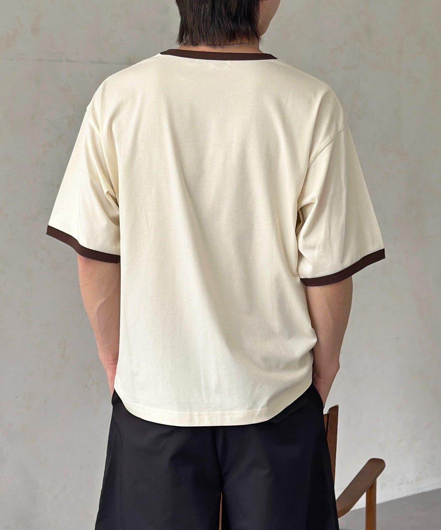 U.S. POLO ASSN. 撞色鑲邊T恤