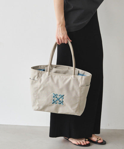 Monogram刺繡 CORDURA尼龍托特包
