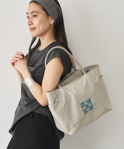 Monogram刺繡 CORDURA尼龍托特包
