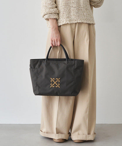 Monogram刺繡 CORDURA尼龍托特包