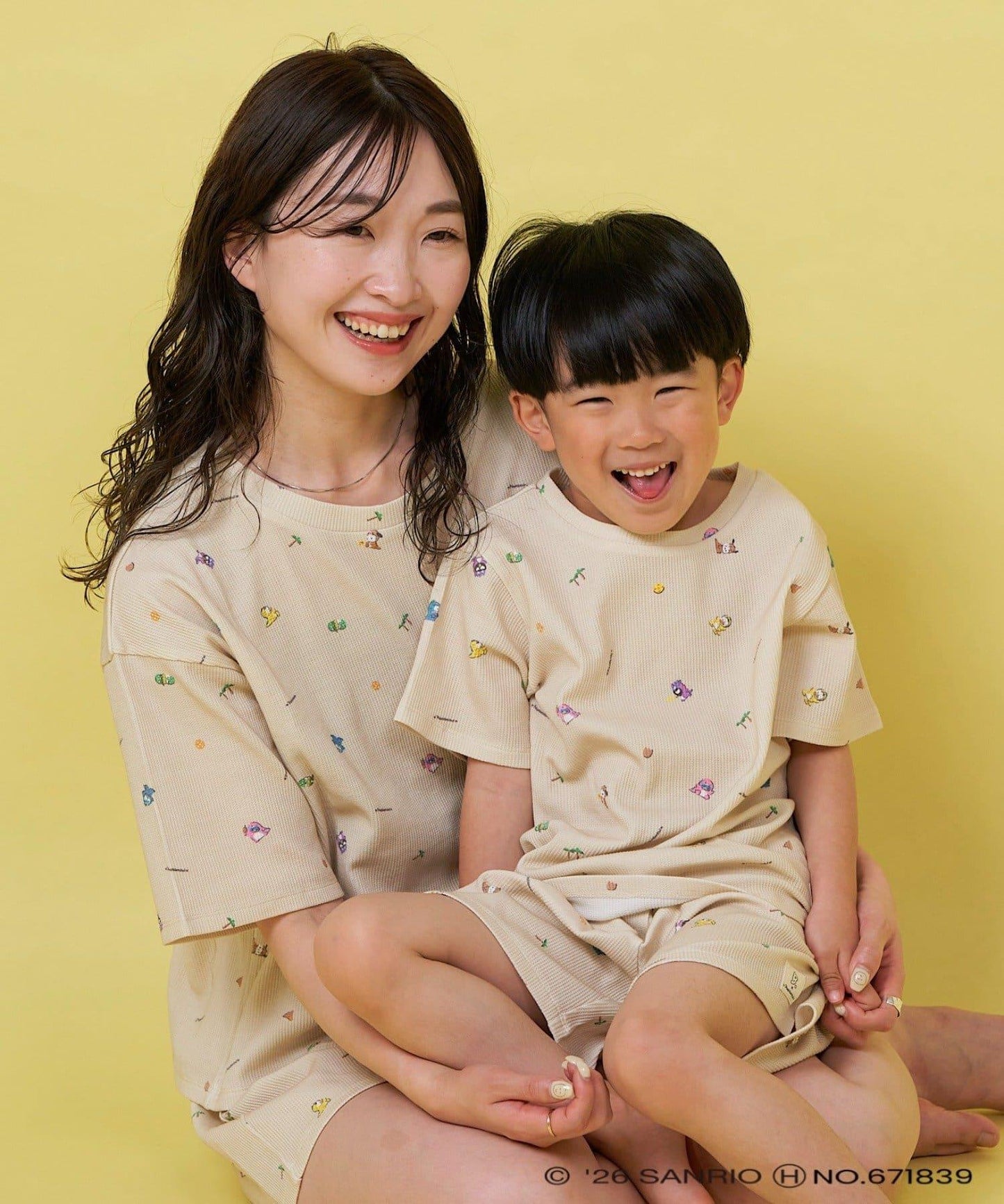 【B Kastane× はぴだんぶい】兒童家居服T恤