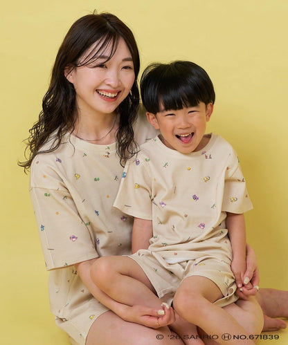 【B Kastane× はぴだんぶい】兒童家居服T恤