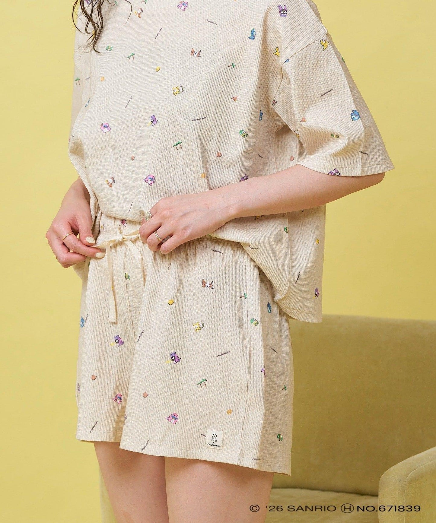 B Kastane× はぴだんぶい 居家服長褲