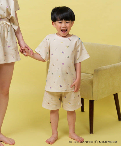 【B Kastane× はぴだんぶい】兒童家居服T恤