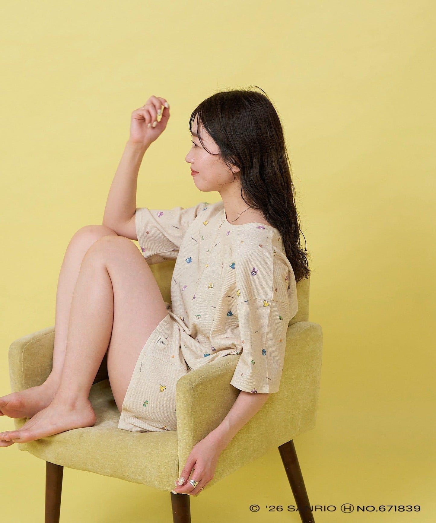B Kastane× はぴだんぶい 居家服長褲