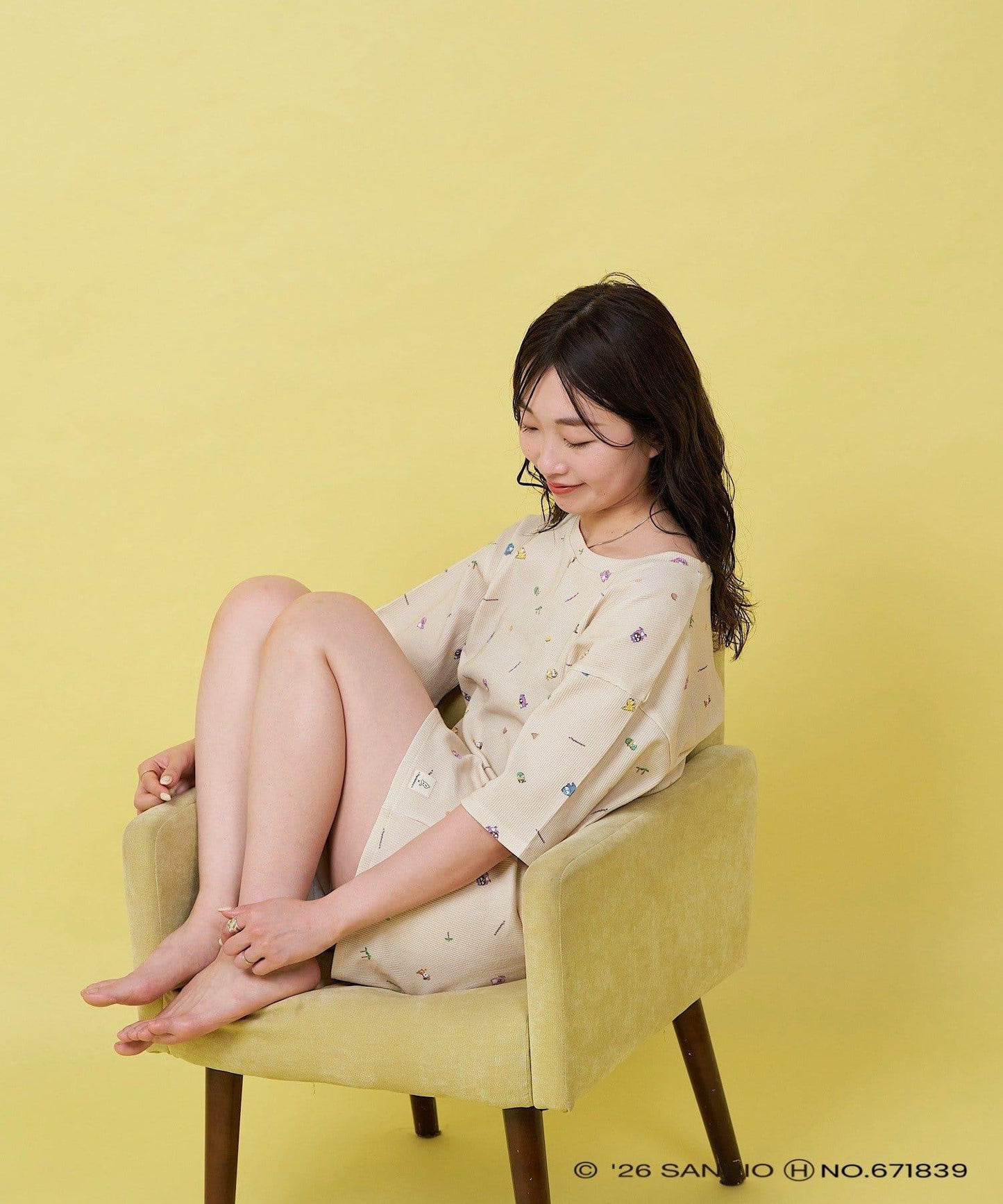 【B Kastane× はぴだんぶい】家居服TEE