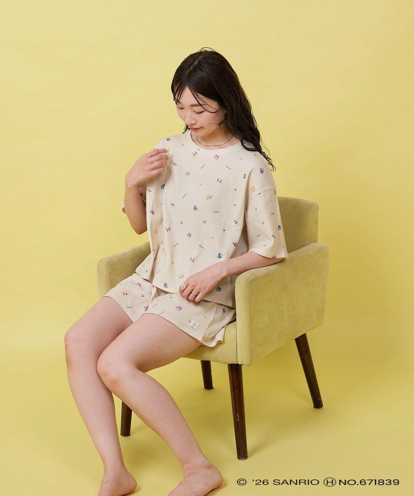 B Kastane× はぴだんぶい 居家服長褲