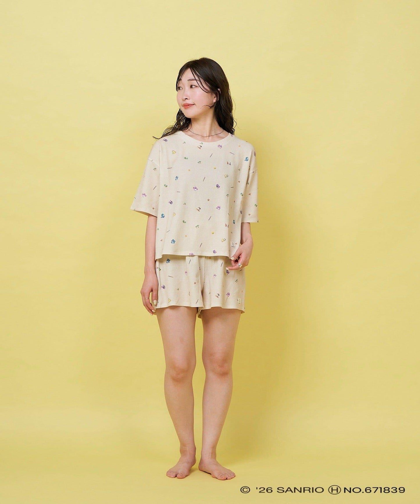 B Kastane× はぴだんぶい 居家服長褲