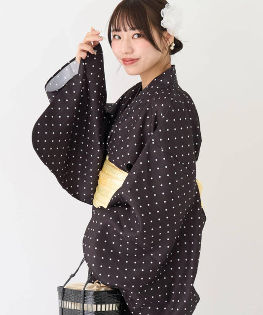 3件套組合花紋浴衣