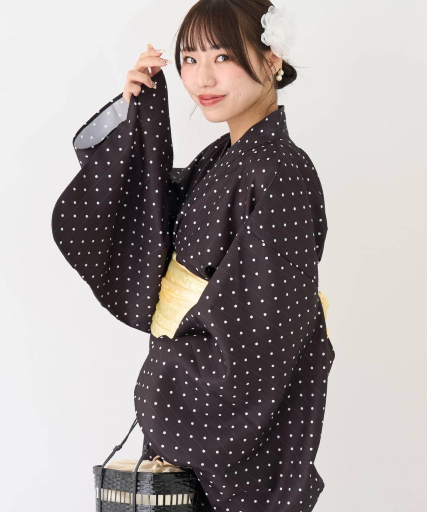 3件套組合花紋浴衣