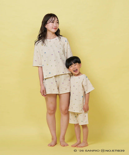 B Kastane× はぴだんぶい 居家服長褲