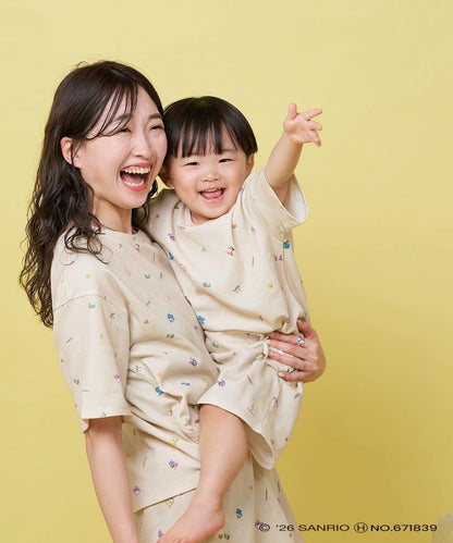 Kastane× はぴだんぶい 聯名款 兒童家居褲