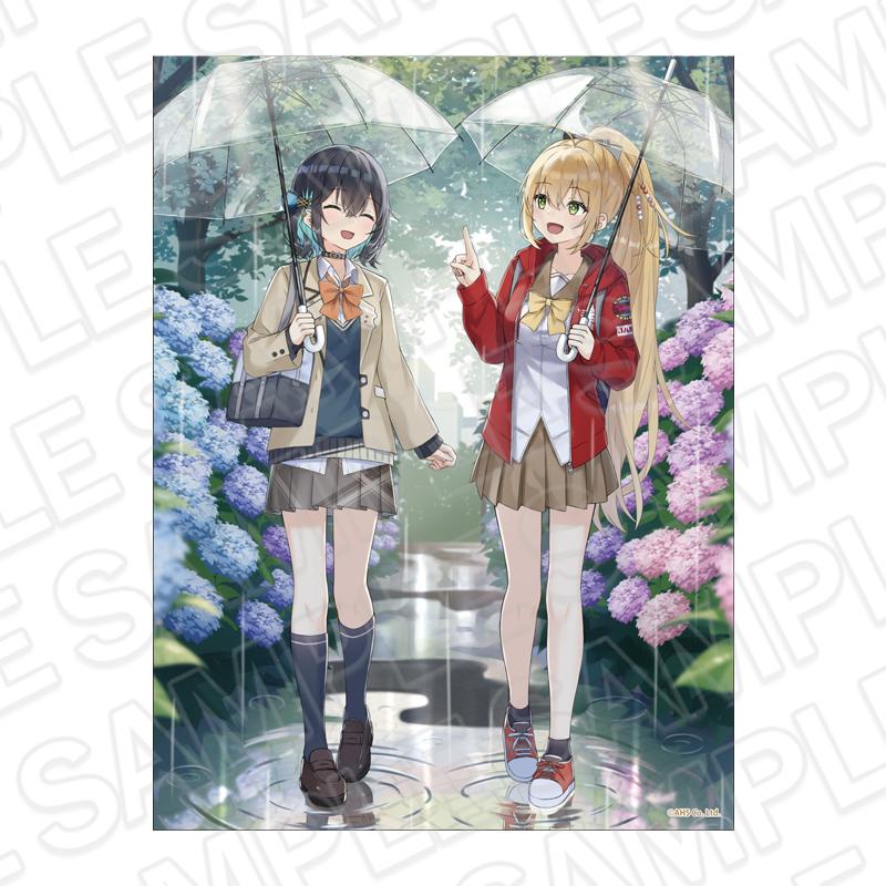 AHSキャラクターズ 弦巻マキ&宮舞モカ rain ver. 帆布畫板