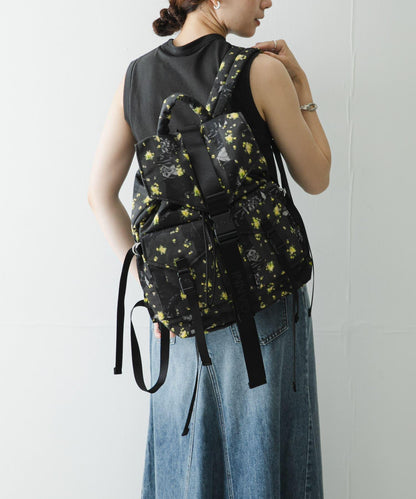 GANNI PRINTED NYLON BACKPACK