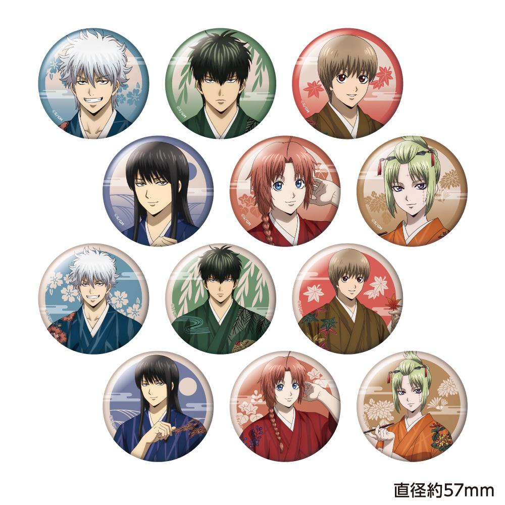 新劇場版 《銀魂》 -吉原大炎上- 著物ver. 徽章 【コンプリートBOX／12個入り】