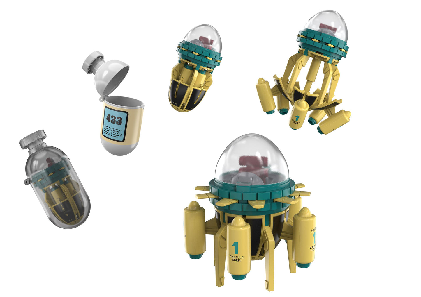 龍珠 CHANGEARTS ホイポイカプセルNo.433 特蘭克斯的時光機
