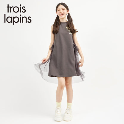 trois lapins (トロワラパン) 後幅薄紗設計 連衣裙