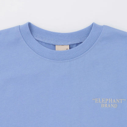 ELEPHANT/リンク 寬鬆版型兒童短袖T恤