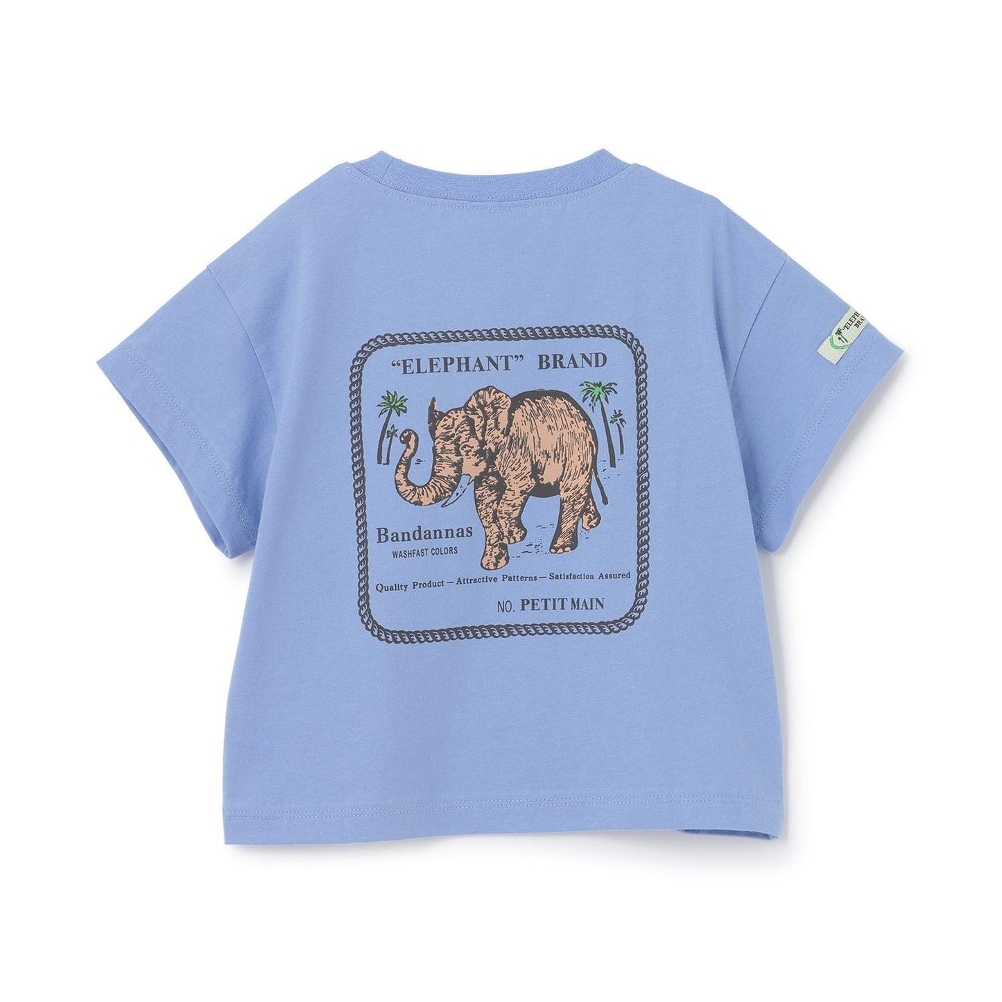 ELEPHANT/リンク 寬鬆版型兒童短袖T恤