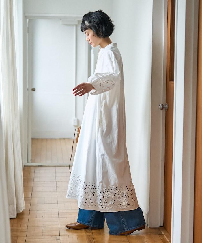 鏤空蕾絲連衣裙