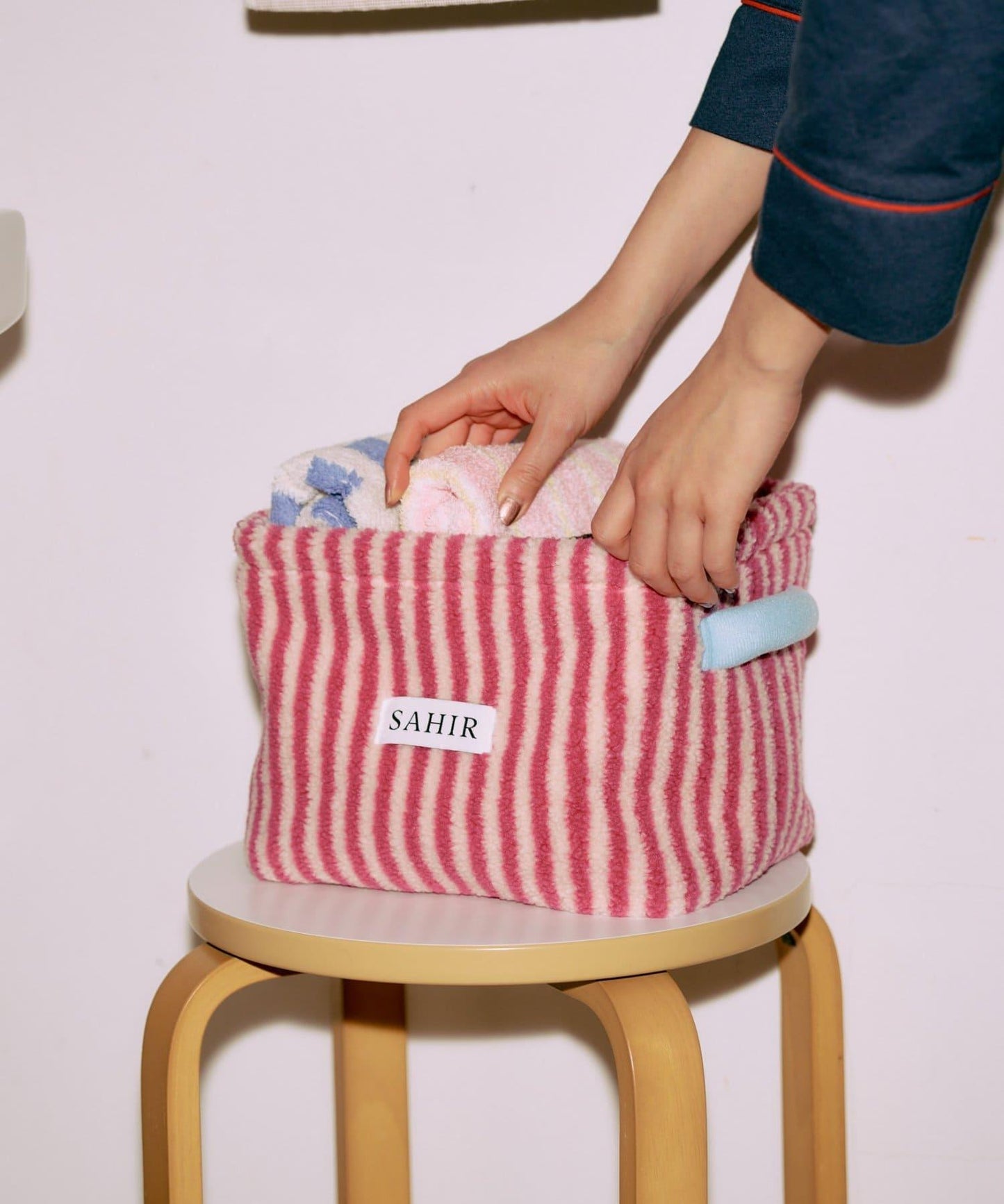 SAHIR Fabric basket S