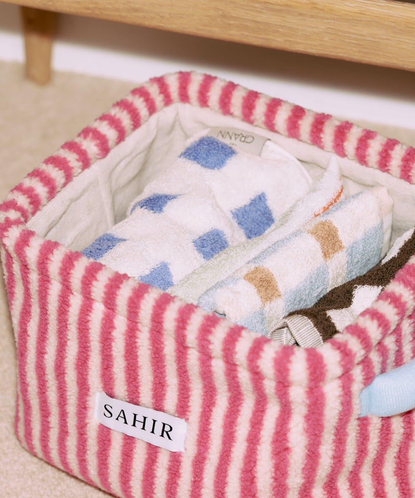 SAHIR Fabric basket S