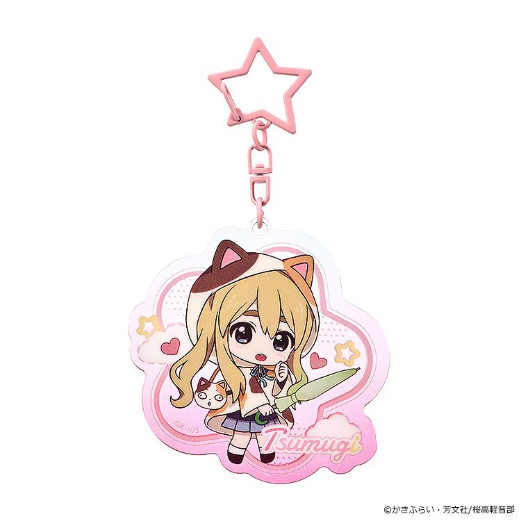けいおん!（輕音少女） 浮雨系列 亞克力掛件盲盒 BOX裝/5個入 完整盒裝