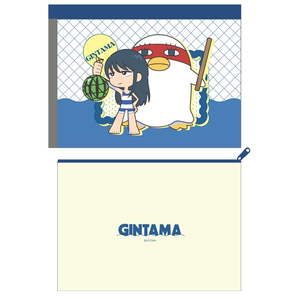 銀魂（銀魂） 桂&伊麗莎白 泳池款 塑料收納包