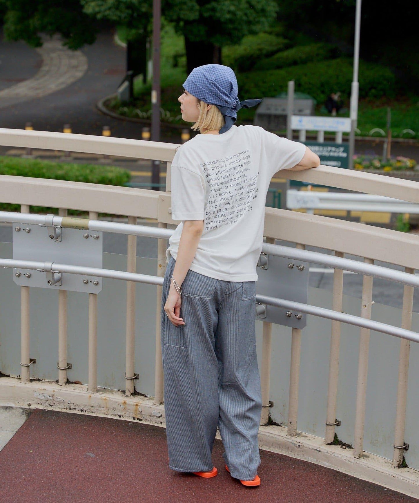 WHIMSIC 白日夢絲網印花T恤