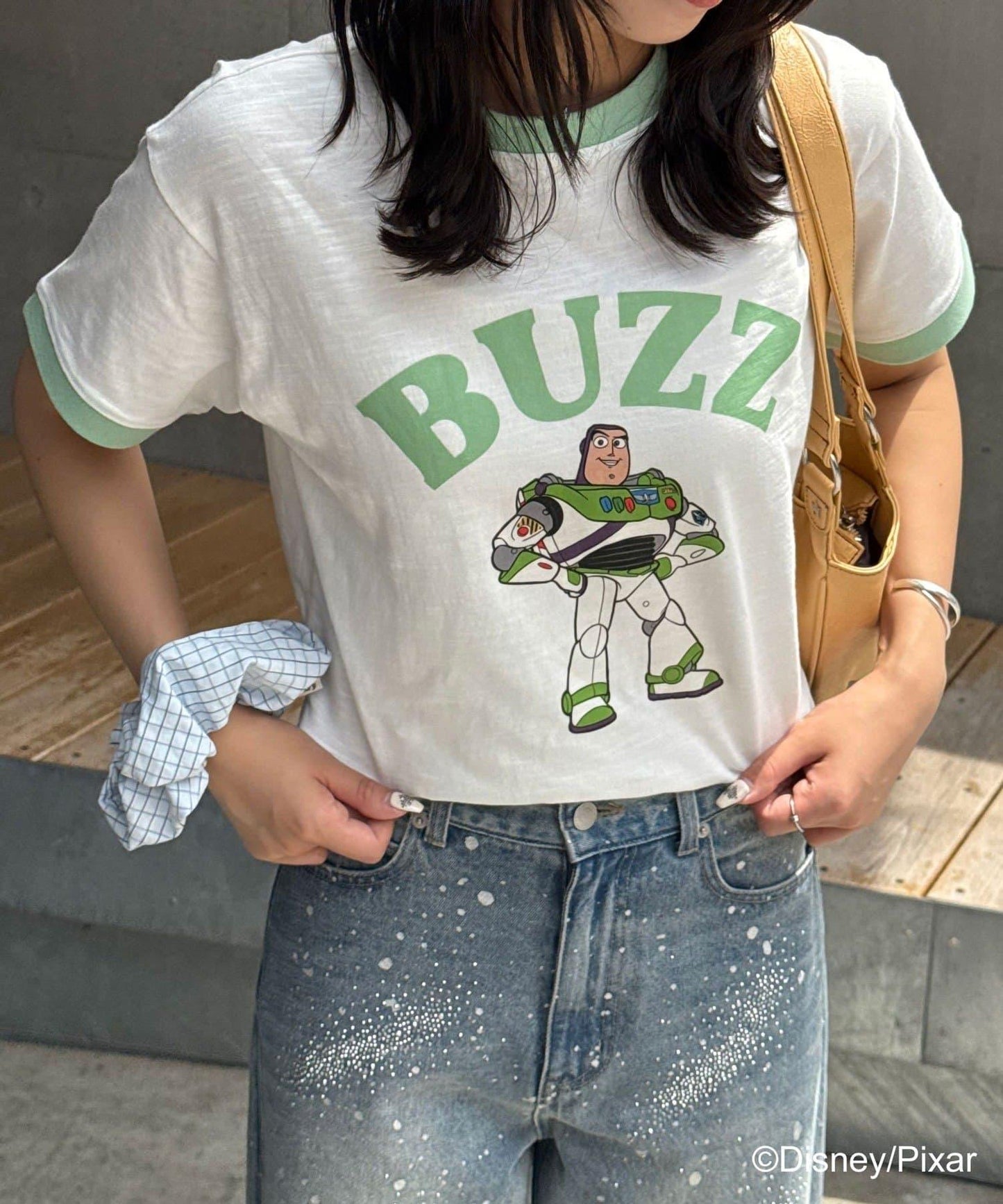 TOY STORY（玩具總動員） 印花撞色T恤