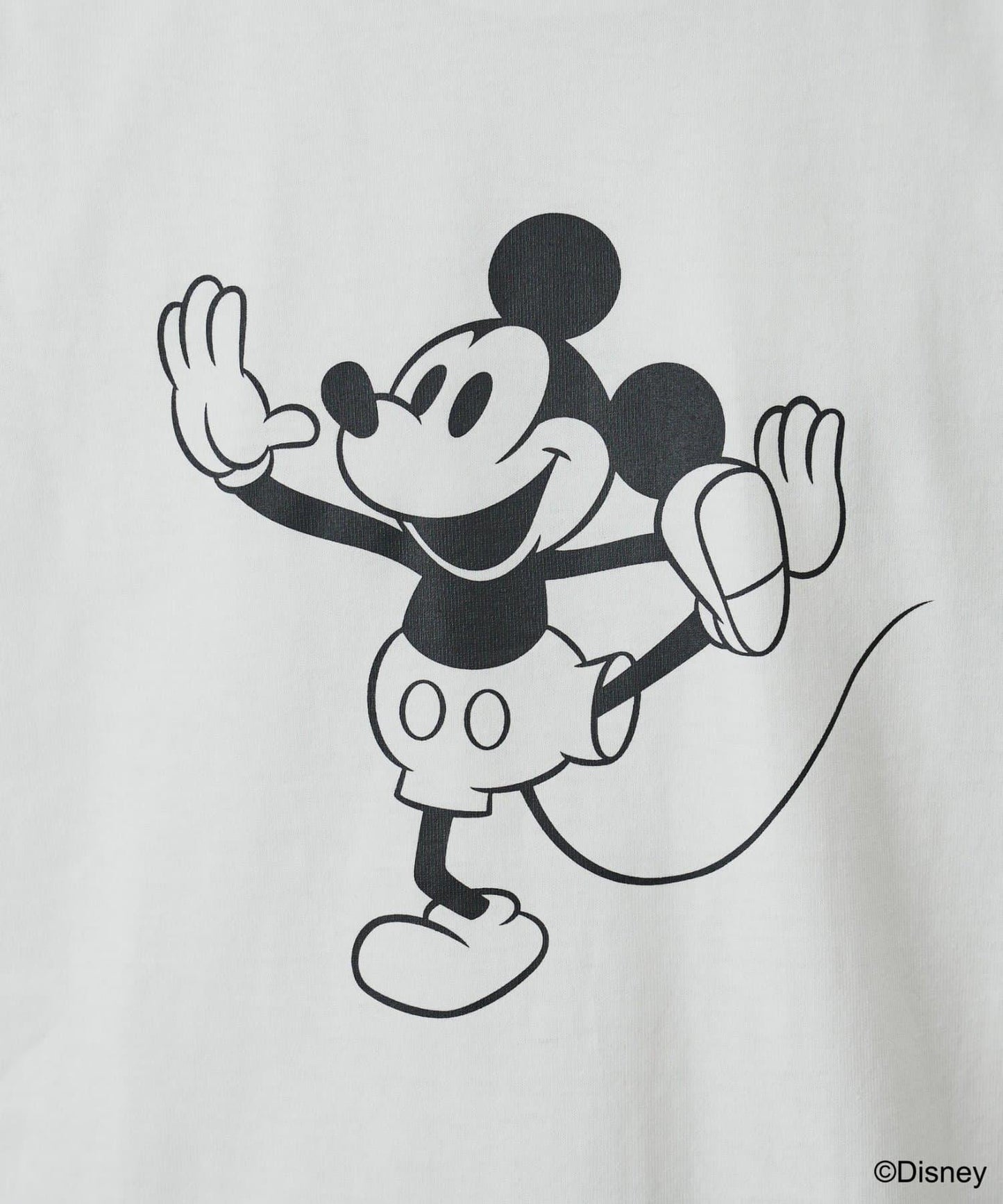 ConVenir 米奇 黑白T恤