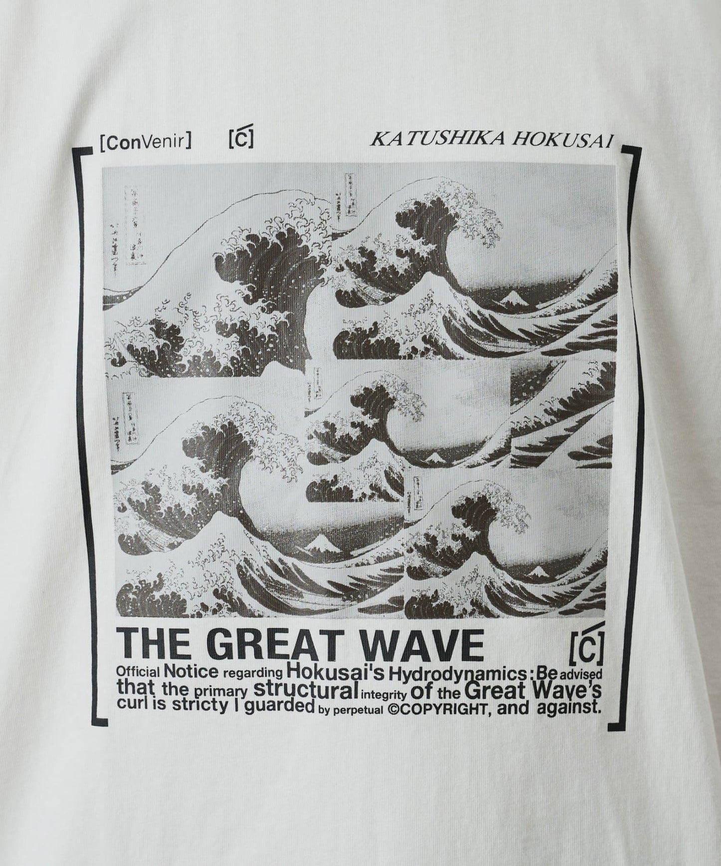 ConVenir HOKUSAI T恤