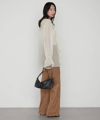 楊柳褶皺領襯衫