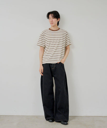 WHIMSIC/2サイズ展開 條紋T恤